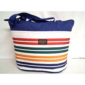 NWT Pendleton Packable Outdoor Picnic Blanket Tote Striped 60x72 Water Resistant